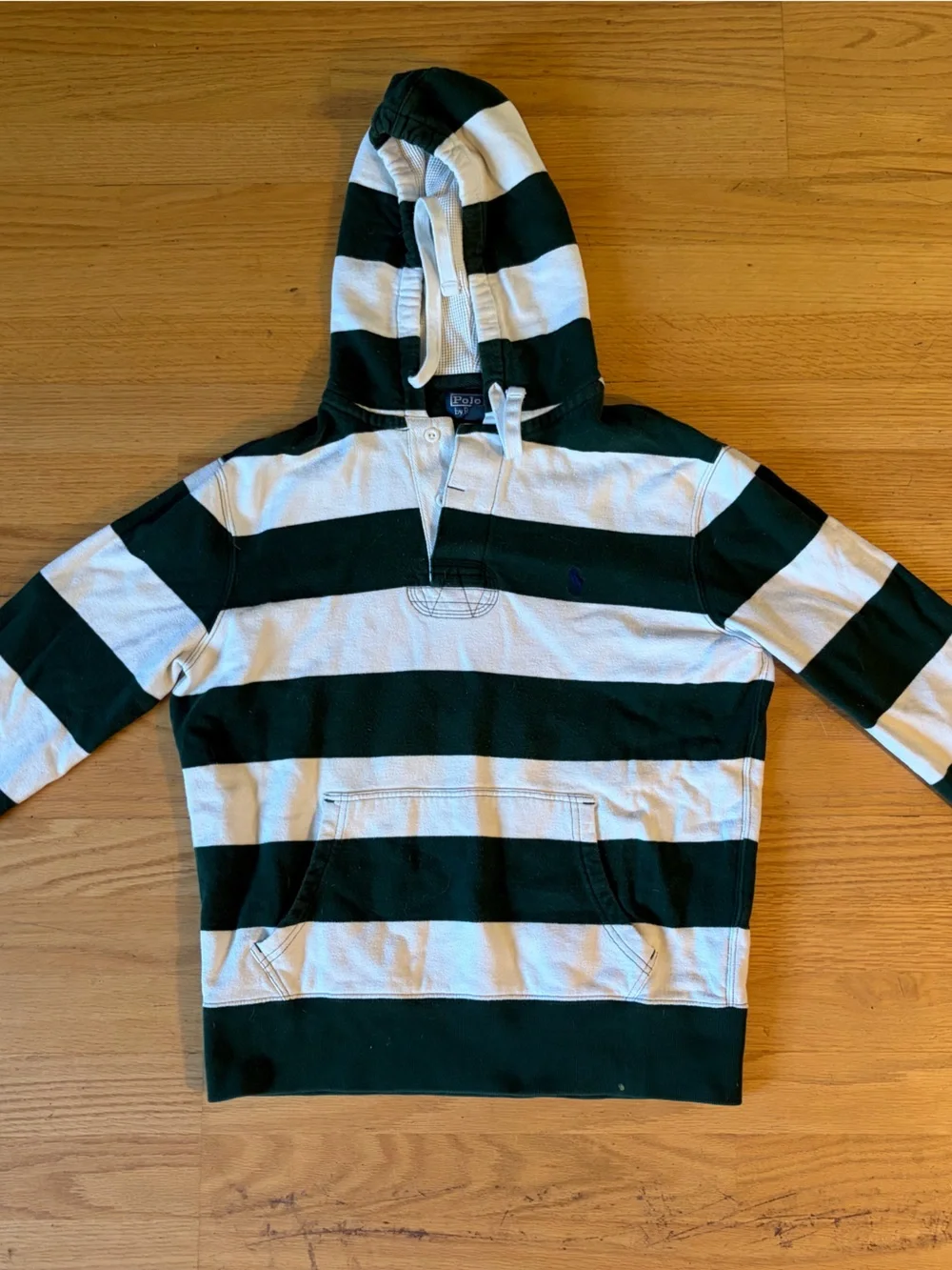 Polo Ralph Lauren Rugby Hoodie Green/White